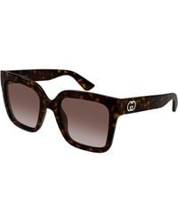 Gucci - Gg2190S 002 Sunglasses Injected Squared Nuanced - Lyst