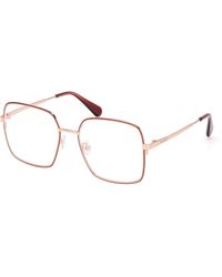 MAX&Co. - Mo5166 071 Optical Frames Metal Squared Normal - Lyst