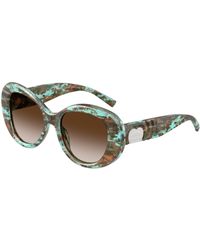 Tiffany & Co. - Tf4228 84223B Sunglasses Acetate Round Normal Shaded - Lyst