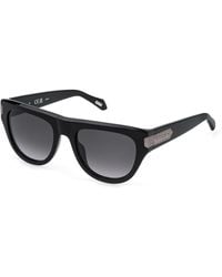 Just Cavalli - Sjc178 700 Sunglasses Acetate Smoke Cat Eye Normal Nuanced - Lyst
