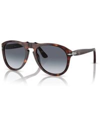 Persol - Po0649 24/86 Sunglasses Acetate Pilot Normal Shaded - Lyst