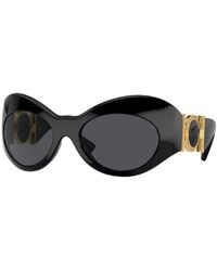 Versace - Ve4462 Gb1/87 Sunglasses Injected Geometric Normal - Lyst