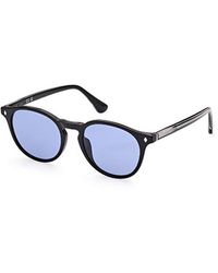 Web - We0328 01V Sunglasses Acetate Round Normal - Lyst