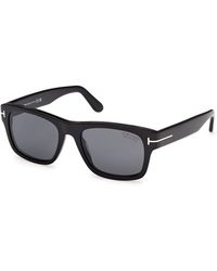 Tom Ford - Ft1303 Smith-02 01D Sunglasses Acetate Smoke Squared Polarized - Lyst