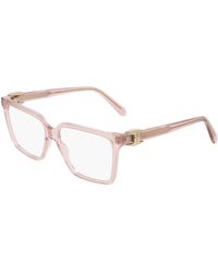 Ferragamo - Sf3059 667 Optical Frames Acetate Squared Normal - Lyst