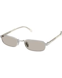 Prada - Pr B54S 1Bc30P Sunglasses Metal Squared Normal - Lyst