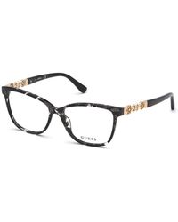 Guess - Gu2832 005 Optical Frames Acetate Squared Normal - Lyst
