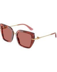 Dolce & Gabbana - Dg4474 344469 Sunglasses Acetate Butterfly Normal - Lyst