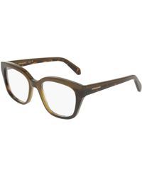 Ferragamo - Sf3023 338 Optical Frames Acetate Squared Normal - Lyst