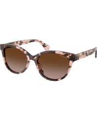 Ralph Lauren - Ra5357U 605813 Sunglasses Acetate Round Normal Nuanced - Lyst
