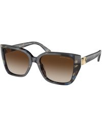 Michael Kors - Mk2199 Acadia 395213 Sunglasses Acetate Squared Normal Shaded - Lyst