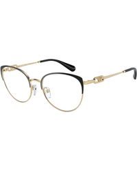Emporio Armani - Ea1150 3014 Optical Frames Metal Transparent Cat Eye Normal - Lyst