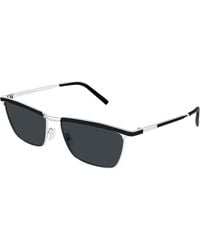 Saint Laurent - Sl 795 Joe 003 Sunglasses Metal Squared - Lyst