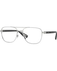 Burberry - Be1396 1005 Optical Frames Metal Pilot Normal - Lyst