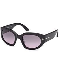 Tom Ford - Ft1313 Arizona-02 01B Sunglasses Acetate Smoke Squared Normal - Lyst