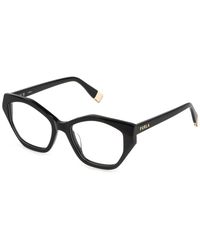 Furla - Vfu869 700 Optical Frames Acetate Geometric - Lyst