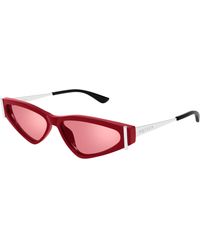 McQueen - Am0493S 003 Sunglasses Acetate Geometric - Lyst