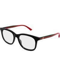 Gucci - Gg1864O 001 Optical Frames Acetate Transparent Squared - Lyst