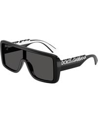 Dolce & Gabbana - Dg6204 501/87 Sunglasses Injected Squared Normal - Lyst