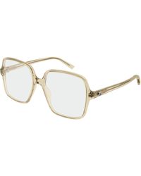Gucci - Gg1994O 004 Optical Frames Acetate Transparent Squared - Lyst