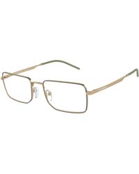 Emporio Armani - Ea1153 3002 Optical Frames Metal Squared Normal - Lyst