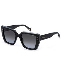 Police - Splr98 Daydream 2 01En Sunglasses Acetate Smoke Butterfly Normal Nuanced - Lyst