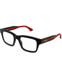 Gucci - Gg1865O 009 Optical Frames Acetate Transparent Squared - Lyst