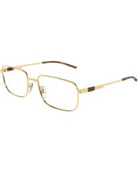 Gucci - Gg1678O 002 Optical Frames Metal Transparent Squared - Lyst