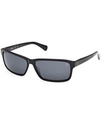 Timberland - Tb00053 01D Sunglasses Acetate Smoke Squared Polarized - Lyst