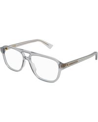 Bottega Veneta - Bv1294O 004 Optical Frames Acetate Transparent Pilot - Lyst