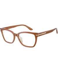 Emporio Armani - Ea3282Bu 6376 Optical Frames Acetate Transparent Cat Eye Normal - Lyst