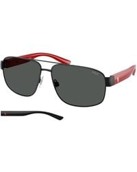 Polo Ralph Lauren - Ph3156 922381 Sunglasses Metal Pilot Polarized - Lyst