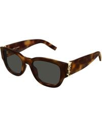 Saint Laurent - Sl M174 003 Sunglasses Acetate Cat Eye - Lyst