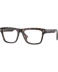 Burberry - Be2387 3002 Optical Frames Acetate Transparent Squared Normal - Lyst
