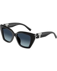 Tiffany & Co. - Tf4239U 83944U Sunglasses Acetate Squared Polarized Shaded - Lyst