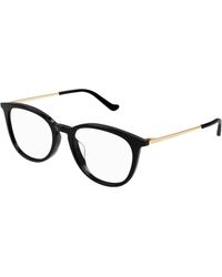 Gucci - Gg1468Oa 001 Optical Frames Acetate Transparent Round - Lyst