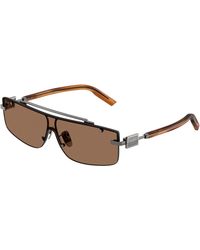 Dolce & Gabbana - Dg2335 133573 Sunglasses Metal Squared Normal - Lyst