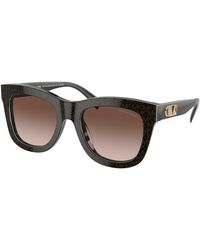 Michael Kors - Mk2193U Empire Square 4 370613 Sunglasses Acetate Squared Normal Shaded - Lyst