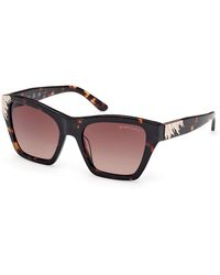 Guess - Gm00024 52F Sunglasses Acetate Squared Normal - Lyst