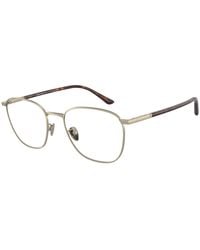 Giorgio Armani - Ar5132 3002 Optical Frames Steel Transparent Squared Normal - Lyst
