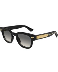 Bottega Veneta - Bv1441S 001 Sunglasses Acetate Round - Lyst