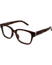 Saint Laurent - Sl M150/F 002 Optical Frames Acetate Transparent Squared - Lyst
