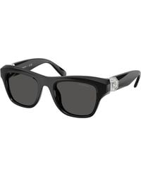 Swarovski - Sk6056U 103887 Sunglasses Injected Pillow Normal - Lyst