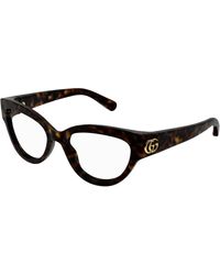 Gucci - Gg1598O 002 Optical Frames Injected Transparent Cat Eye - Lyst