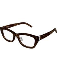 Saint Laurent - Sl M153/J Opt 002 Optical Frames Acetate Transparent Cat Eye - Lyst