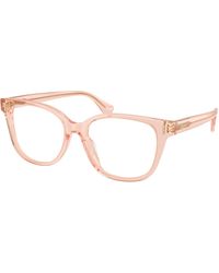 Ralph Lauren - Ra7196U 6344 Optical Frames Acetate Transparent Squared Normal - Lyst