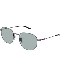 Gucci - Gg2095S 005 Sunglasses Metal Round - Lyst