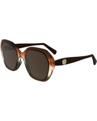 Longchamp - Lo759S 209 Sunglasses Acetate Squared Normal - Lyst