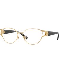 Versace - Ve1309 1002 Optical Frames Metal Cat Eye Normal - Lyst