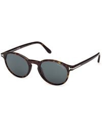 Tom Ford - Ft1331 Prescott-02 52V Sunglasses Acetate Round Normal - Lyst
